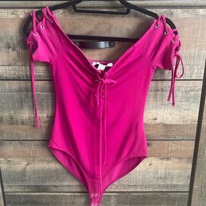 Lace up bodysuit